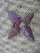  4 special arrowheads reproduction multi colored arrowheads k76 