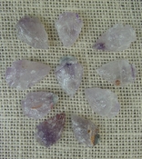  10 amethyst arrowheads crystals replica amethyst 1"-1 1/2" sp1 