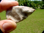  1.85" arrowhead geode beautiful crystals arrowhead point kd330 