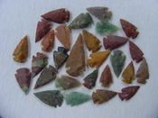  25 stone arrowheads 2 inch spearhead reproduction jasper z188 