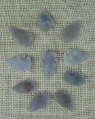  10 transparent arrowheads light stone replica arrow heads sp52 