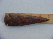  5 inch spearhead reproduction reddish spear head point 623 