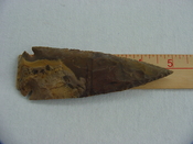  4 3/4 inch stone spearhead hand knapped spearhead sacy66 