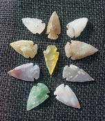  10 transparent arrowheads translucent replica arrowheads tp84 