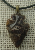  1.28" arrowhead necklace replica arrow head point necklace na129 