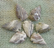 7 arrowheads reproduction stripes arrowheads bird points ks303 