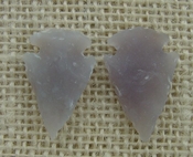  1 pair arrowheads for earrings stone light replica point ae31 