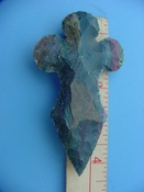  Reproduction arrowhead cross 4 1/4 inch jasper cr17 