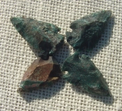  4 green with multi colors reproduction arrowheads ks611 