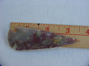  Reproduction spear head spearhead point 3 1/2 inch jasper x401 
