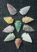  10 transparent arrowheads translucent replica arrowheads tp7 