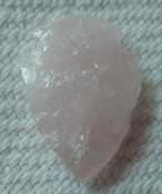  1.35" inch pink rose quartz arrowhead rose quartz chakra wrq9 