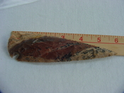  6 inch stone reproduction spearhead spear head jasper c7 
