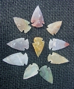  10 transparent arrowheads translucent replica arrowheads tp11 