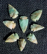  8 replica arrowheads unique stone arrowhead bird point sa15 