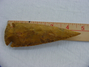 Reproduction spearhead arrowhead 4.75 inch stone jasper 572 
