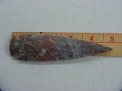  4 3/4 inch reproduction spearhead nice spear stone point x459 