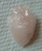  1.63" inch rose quartz arrowhead large rose quartz chakra rq8 