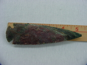  5 inch spearhead reproduction reddish spear head point x362 