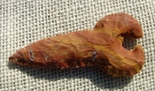  1 replica 3 inch spearhead arrowhead rusty geode point jr87 