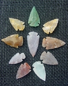  10 transparent arrowheads translucent replica arrowheads tp6 