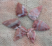  6 arrowheads reddish stripes reproduction arrowheads ks295 