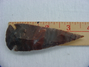  Reproduction spear head spearhead point 3 1/2 inch jasper x198 