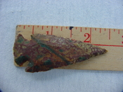  Reproduction arrowhead 2 1/4 inch jasper arrow head x770 