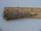  Reproduction spear head spearhead point 3 1/2 inch jasper z138 