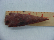  Reproduction spearhead point spear head 3 1/4 inch jasper x812 
