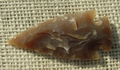  2 1/2" inch arrowhead replica brown stone arrow head point sa355 