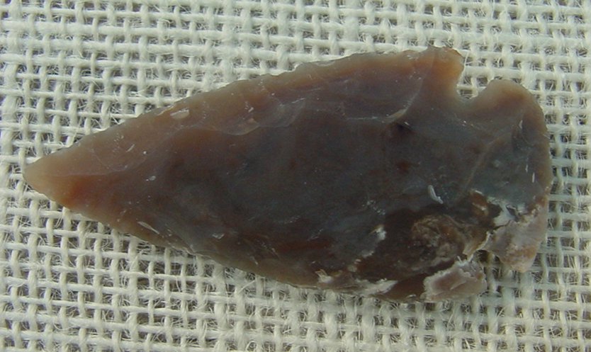 2 1/4" inch arrowhead replica brown stone arrow head point sa394