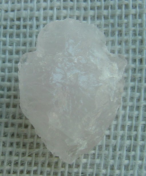 1.61" inch rose quartz arrowhead large rose quartz chakra rq5