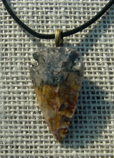 1.50" arrowhead necklace replica arrow head point necklace na145