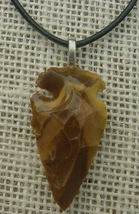 1.63" arrowhead necklace replica arrow head point necklace na188
