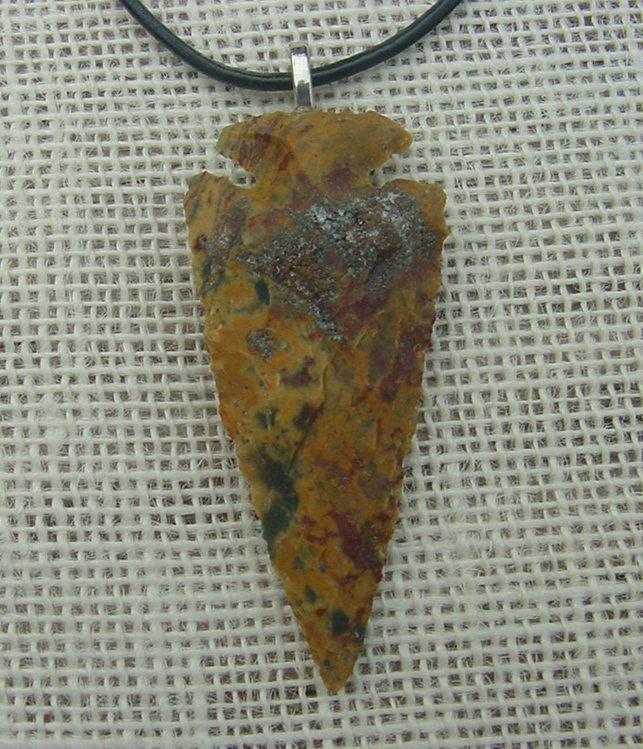 2.49" arrowhead necklace replica arrow head point necklace na191