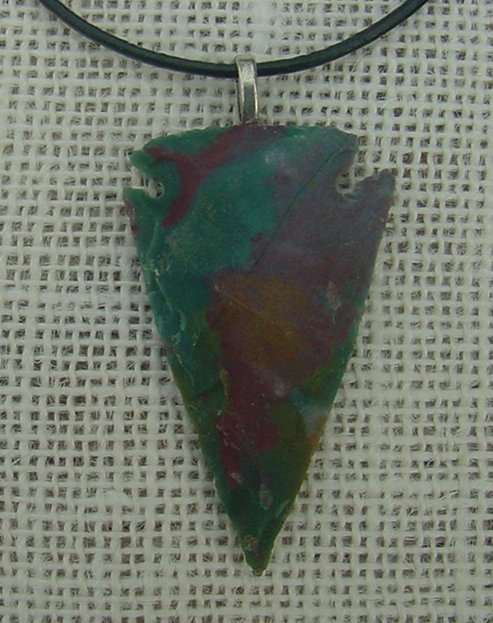 2.23" arrowhead necklace replica arrow head point necklace na90