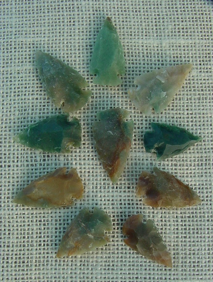10 transparent arrowheads translucent replica arrowheads sa384